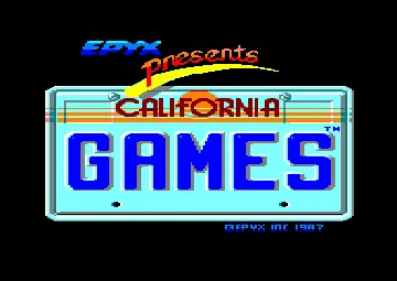 California Games (UK) (2 faces) (1987) screen shot title